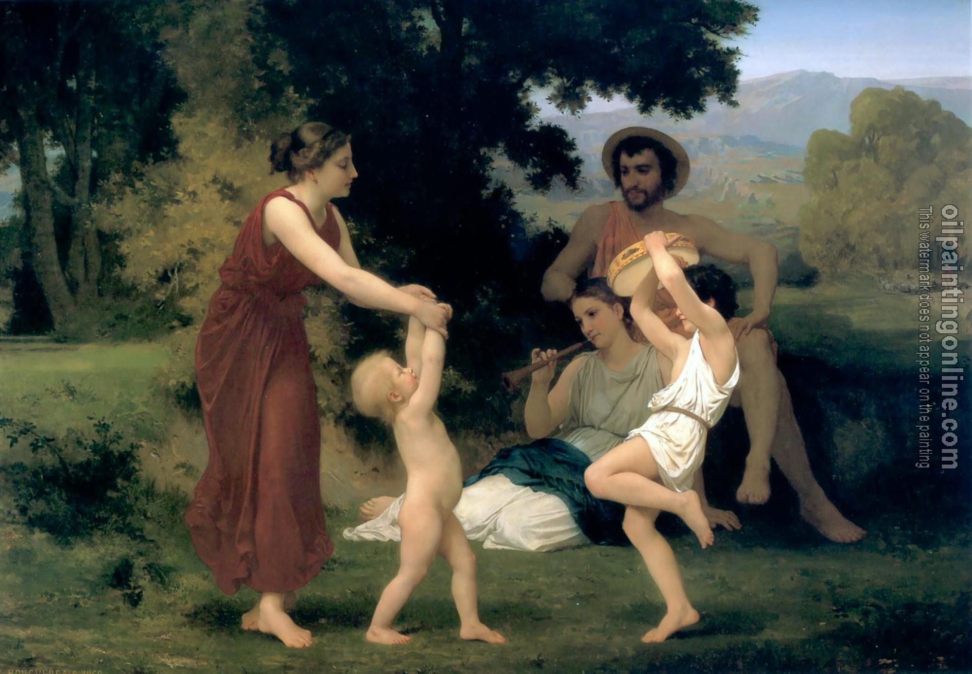 Bouguereau, William-Adolphe - Pastorale( Pastoral)